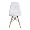 Fabron Leatherette Study Chair in White Colour