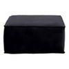Amma Ottoman in Black Colour