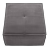 Emmett Ottoman in Midnight Grey Colour