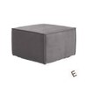Emmett Ottoman in Midnight Grey Colour