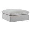 Brit Ottoman in Grey Ash Colour