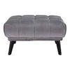 Brait Ottoman in Midnight Grey Colour