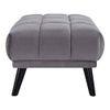 Brait Ottoman in Midnight Grey Colour