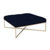 Ema Ottoman in Navy Blue Colour