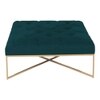 Ema Ottoman in Peacock Green Colour