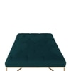 Ema Ottoman in Peacock Green Colour
