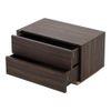 Tgere Series polished Bedside Table with Gold Base