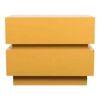 Lagere Series Bedside Table duly polished in Yellow
