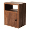 Mica Bedside Teak Hues Chest Side Table