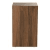 Walnut Hues Bevel Mica Side Table