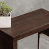 Walnut Tint Wooden Box Side Table