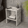 Cosmos Mica Bedside Table