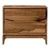 Batik Series Bedside Table duly polished in Matte Finish and base in Teak Wood