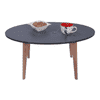 Kelly Oval Engineered Wood Coffee Table In Matte Finish