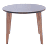 Kelly Oval Engineered Wood Coffee Table In Matte Finish