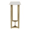 Verona Marble Console Table In Gold Finish