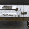 Devi Square Coffee Table With Wheels