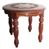 Shilpi Handicrafts Folding Coffee Table Brown
