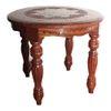 Shilpi Handicrafts Folding Coffee Table Brown