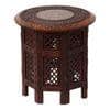 Shilpi Handicrafts Folding Coffee Table - Brown - Nshctbl10