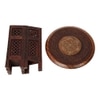 Shilpi Handicrafts Folding Coffee Table - Brown