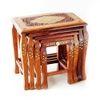 Shilpi Handicrafts Nesting Coffee Table - Brown - Nshctbl12