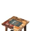 Crushing on Coffee Trapezium Incline Table, Side Table, Wooden End Table, Living Room Decor