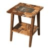 Crushing on Coffee Trapezium Incline Table, Side Table, Wooden End Table, Living Room Decor