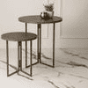 Twilight Round Oblique Nesting Tables, Side Tables, Wooden Tables, Living Room Decor