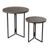 Twilight Round Oblique Nesting Tables, Side Tables, Wooden Tables, Living Room Decor