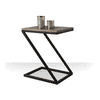 Zeed End Table Black Frame