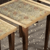 Khimkhwab Solid Wood Nested End Table - Set of 3