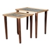 Khimkhwab Solid Wood Nested End Table - Set of 2