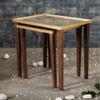 Khimkhwab Solid Wood Nested End Table - Set of 2