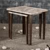 Allure Solid Wood Nested End Table in Paper Finish - Set of 2