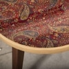 Redgoldpaisley Solid Wood Nested End Table in Paper Finish - Set of 2