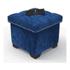 Eccentric Stool Cum End Table with Storage
