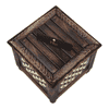 Beautiful Antique Wooden Stool with Storage for Living and Bedroom