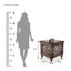 Beautiful Antique Wooden Stool with Storage for Living and Bedroom