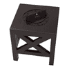 Handcrafted Wooden Square End Table