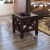 Handcrafted Wooden Square End Table