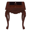 Gracious Hand Carved Teak Wood End Table for Home DÃ©cor