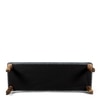 Cairo Sheesham Wood Accent Bench (Blue Jacquard Work Fabric Teak Finish)