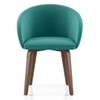 Meryl Lounge Chair in Teal Colour