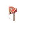 Asteria Solid Wood 2 Seater Bench In Multi Colour Israel Print Kantha Fabric
