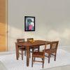 danny solid wood  4 seater Dining table in  Provincial Teak