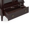 Malabar Solid Wood  Bookshelf in Mango Mahogany Finish