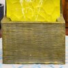 Lotus Buddha Peach Fiber Glass Indoor Water Fountain