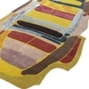 Jaipur Rugs Soft Abstract Wool Viscose Tufted Rug Brown 5x9 ft