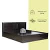 Graces Engineered Wood King  Size Bed With Drawer Storage (Melamine Finish)